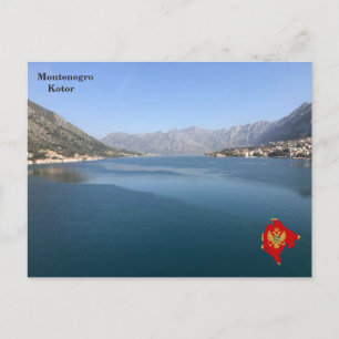 Gulf of Kotor, Montenegro Postcard