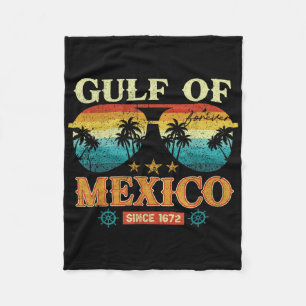 Gulf Of Mexico 1569 Historic Map Fleece Blanket
