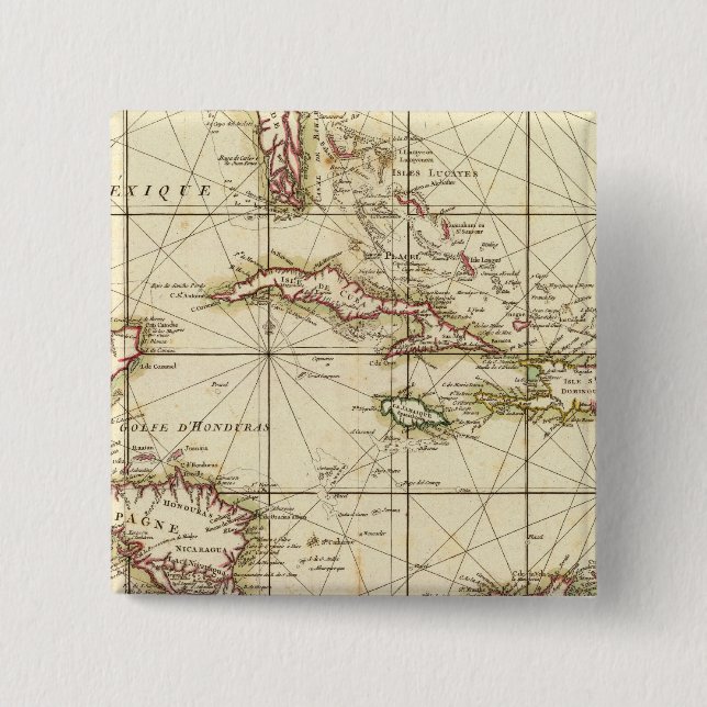 Gulf of Mexico 15 Cm Square Badge (Front)