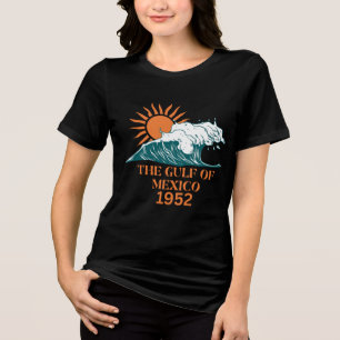 Gulf of Mexico 1952,Gulf Coast V-Neck, Gulf Tri-Blend Shirt