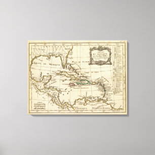 Gulf of Mexico, Caribbean Isles Canvas Print