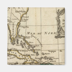 Gulf of Mexico, Caribbean Isles Magnet