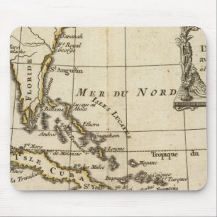 Gulf of Mexico, Caribbean Isles Mouse Mat