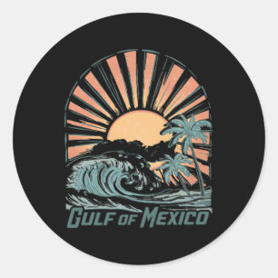 Gulf Of Mexico Classic Round Sticker