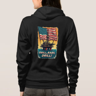 Gulf of Mexico –Drill Baby Drill Vintage Political Hoodie