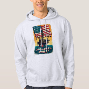 Gulf of Mexico –Drill Baby Drill Vintage Political Hoodie