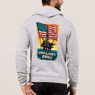 Gulf of Mexico –Drill Baby Drill Vintage Political Hoodie