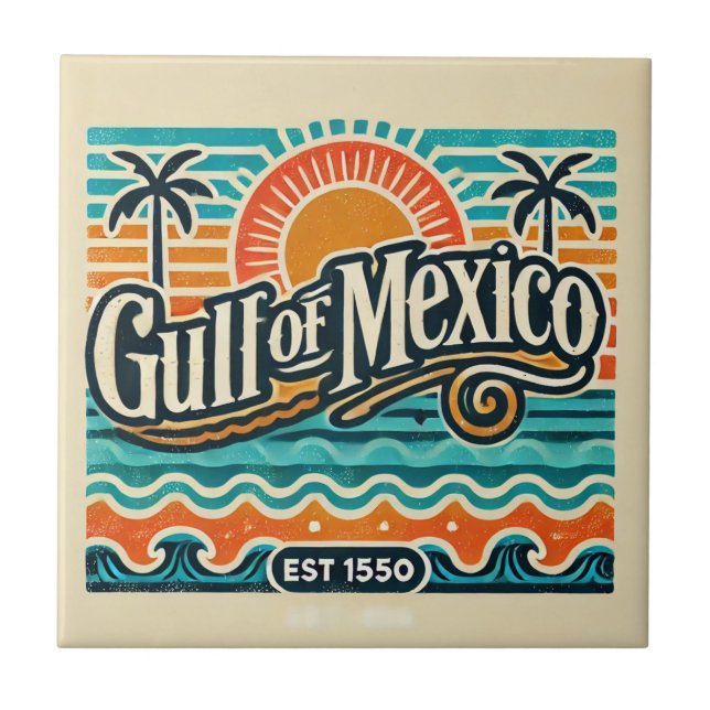 Gulf of Mexico Est 1550 Tile (Front)