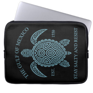 Gulf Of Mexico ESTD 1550 Stay Salty And Resist Laptop Sleeve