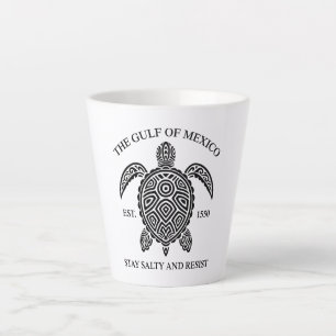 Gulf Of Mexico ESTD 1550 Stay Salty And Resist Latte Mug