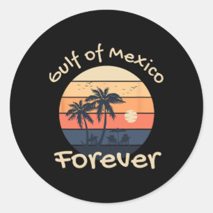 Gulf Of Mexico Forever - Anti-trump Design  Classic Round Sticker