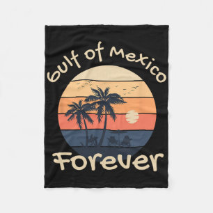 Gulf Of Mexico Forever - Anti-trump Design Fleece Blanket