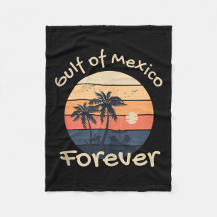 Gulf Of Mexico Forever - Anti-trump Design Tank To Fleece Blanket