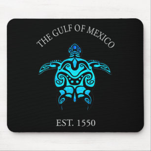 Gulf Of Mexico Forever Turtle T-shirt.png Mouse Mat