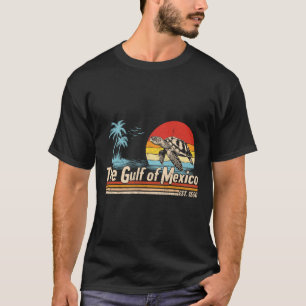 Gulf Of Mexico Forever Turtle Vintage Beach Mens W T-Shirt