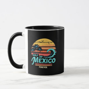 Gulf of Mexico Forever Vintage Beach Mexican Mug