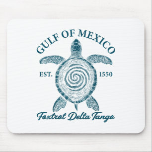 Gulf Of Mexico Foxtrots Deltas Tangos Gulf Of Mexi Mouse Mat