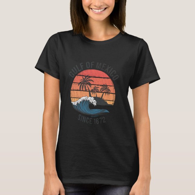 Gulf of Mexico funny slogan beach summer T-Shirt (Front)