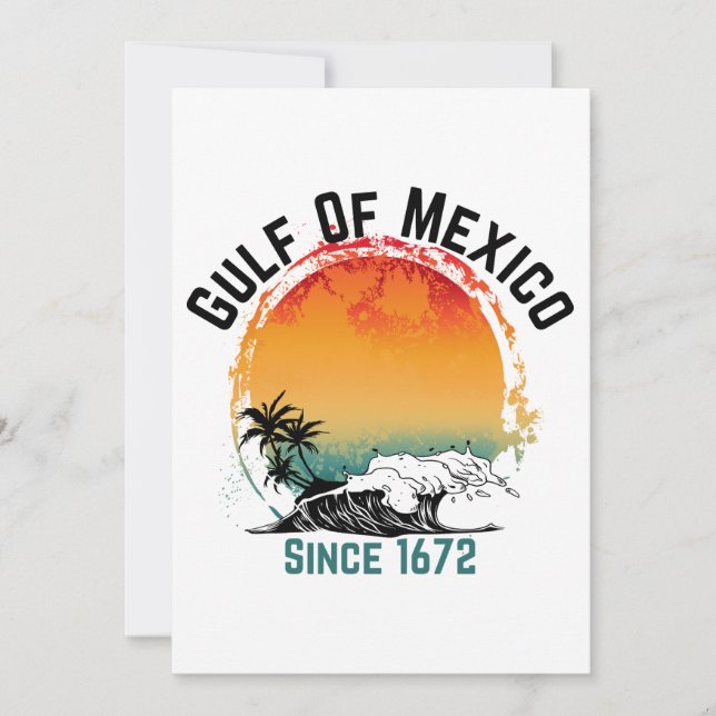 Gulf Of Mexico Invitation (Front)