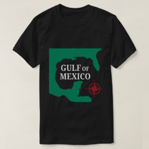 Gulf Of Mexico Map T-Shirt