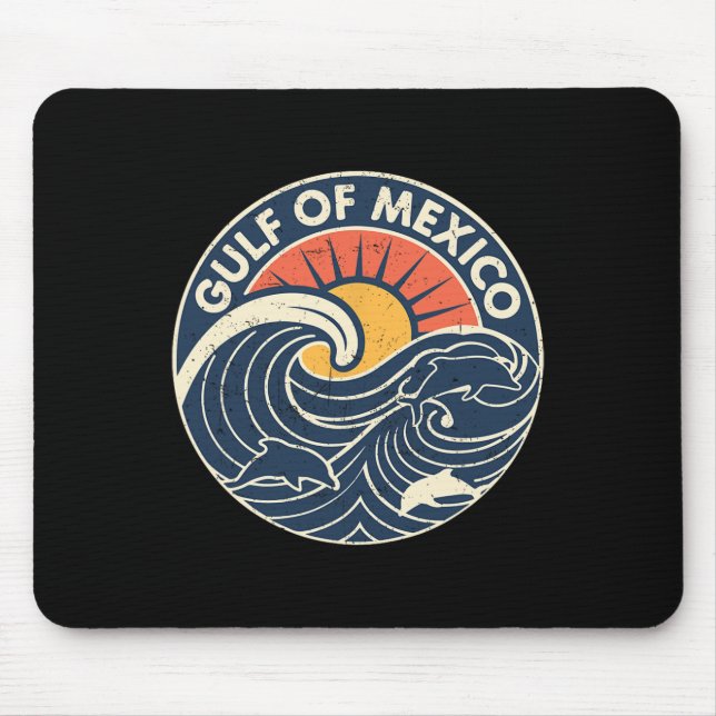 Gulf Of Mexico  Mouse Mat (Front)