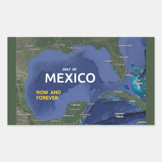 Gulf of Mexico Rectangular Sticker