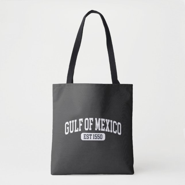 Gulf of Mexico Since 1550 America Humour Tote Bag (Front)