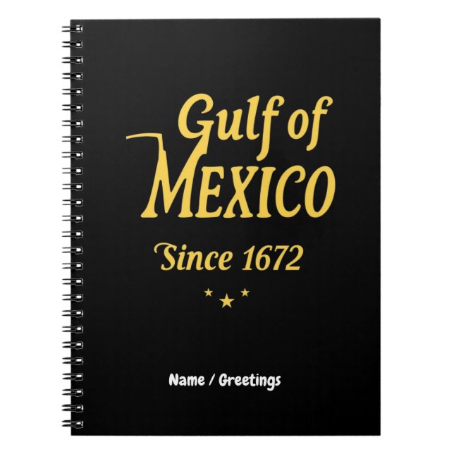 Gulf of Mexico Since 1672, Deep Dive into History Notebook (Front)