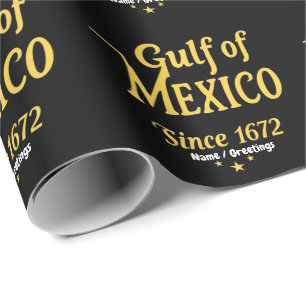 Gulf of Mexico Since 1672, Deep Dive into History Wrapping Paper