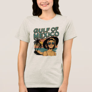 gulf of mexico since 1672 Tri-Blend shirt