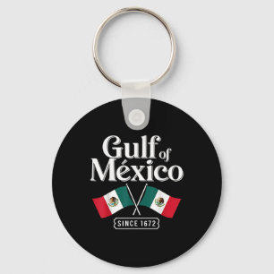 Gulf Of Mexico Since 1672 Trump 2025 Retro Vintage Key Ring