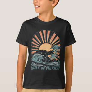 Gulf Of Mexico Since 1672 Vintage Beach 2 Sided T- T-Shirt
