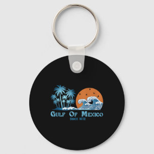 Gulf Of Mexico Since 1672 Vintage Beach Tees Gulf  Key Ring