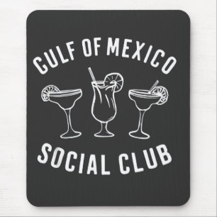 Gulf of Mexico Social Club Funny Retro  Mouse Mat