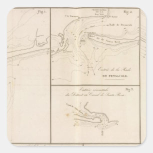 Gulf of Mexico Square Sticker