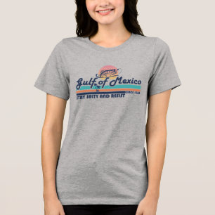 Gulf of Mexico stay salty and resist Tri-Blend Shirt