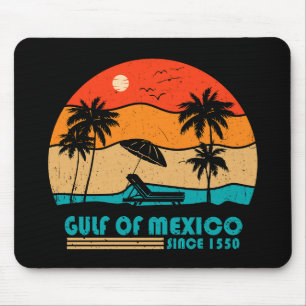 Gulf of Mexico stay salty vintage Mouse Mat