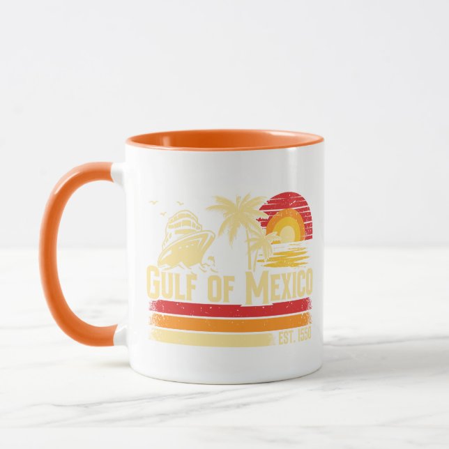 Gulf of Mexico stay salty vintage Mug (Left)