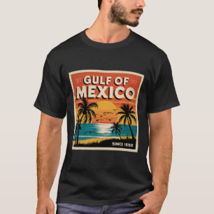 Gulf Of Mexico T Shirt Women Men Vintage Gulf Of M