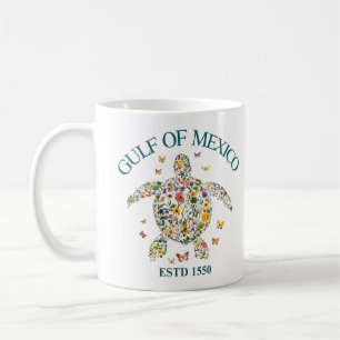 Gulf of Mexico Turtle est 1550 Never Forget Trump Coffee Mug