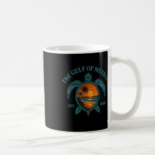 Gulf Of Mexico Turtle Est. 1550 Retro Vintage Suns Coffee Mug