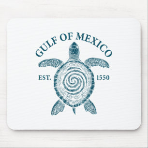 Gulf Of Mexico Turtle Mouse Mat
