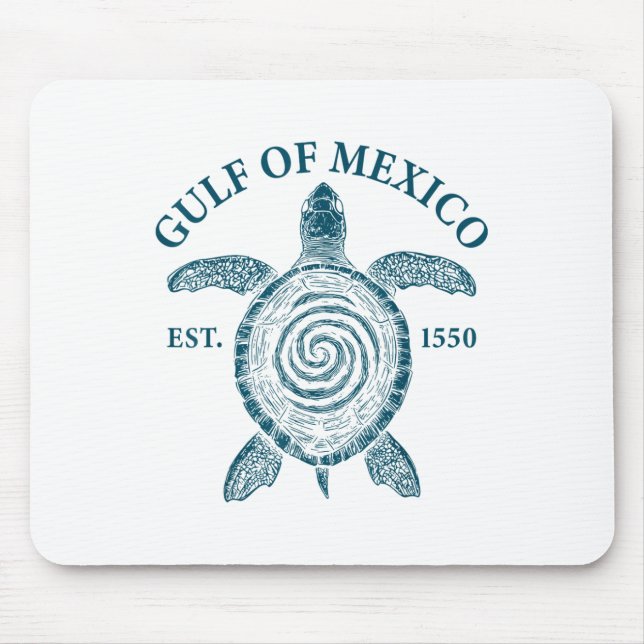 Gulf Of Mexico Turtle  Mouse Mat (Front)