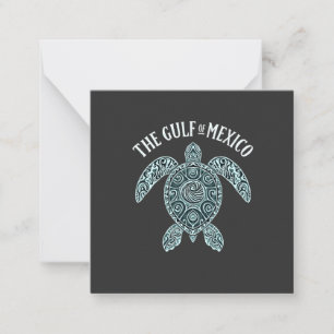 Gulf of Mexico Turtle Sea Latino Card