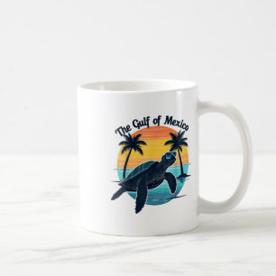 Gulf Of Mexico Turtle Vintage Graphic Sea Turtle S Coffee Mug