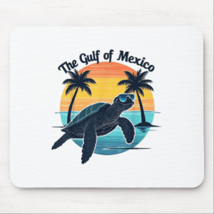 Gulf Of Mexico Turtle Vintage Graphic Sea Turtle S Mouse Mat