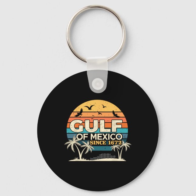 Gulf Of Mexico With The Tide  Key Ring (Front)