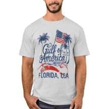 Gulf of the USA America 2025 Florida American Flag