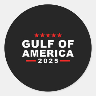Gulf Of United States Of America 2  Classic Round Sticker