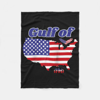 Gulf Of United States Of America Raglan Baseball T Fleece Blanket